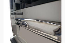 Ford Transit 2000–2014 Liste over nummerplade (rustfrit stål) foto 1