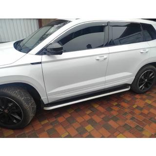 Sidetrin OEM V2 (2 stk., aluminium) Skoda Karoq 2018– foto 1