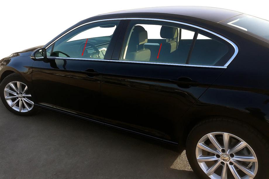 Volkswagen Passat B8 2015–2023 Rudekantliste SD/SW (rustfrit stål) Foto 1