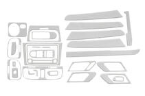 Volkswagen Golf 6 2008–2014 Instrumentpanelbeklædninger (stort sæt) Mørkt træ foto 1
