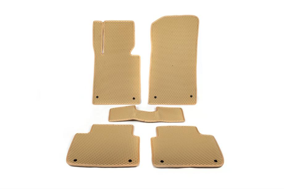 BMW 3-serie E46 1998–2006 EVA-bilmåtter (beige) Image