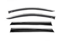 Peugeot 5008 2016–2023 Vindafvisere med kromliste (4 stk., Niken) foto 1