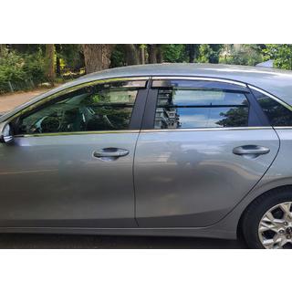 Vindafvisere med kromliste HB (4 stk., Niken) Kia Ceed 2018– foto 1