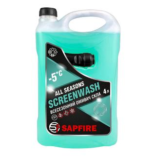Helårs sprinklervæske -5 °C 4 L SAPFIRE Lime (401172)