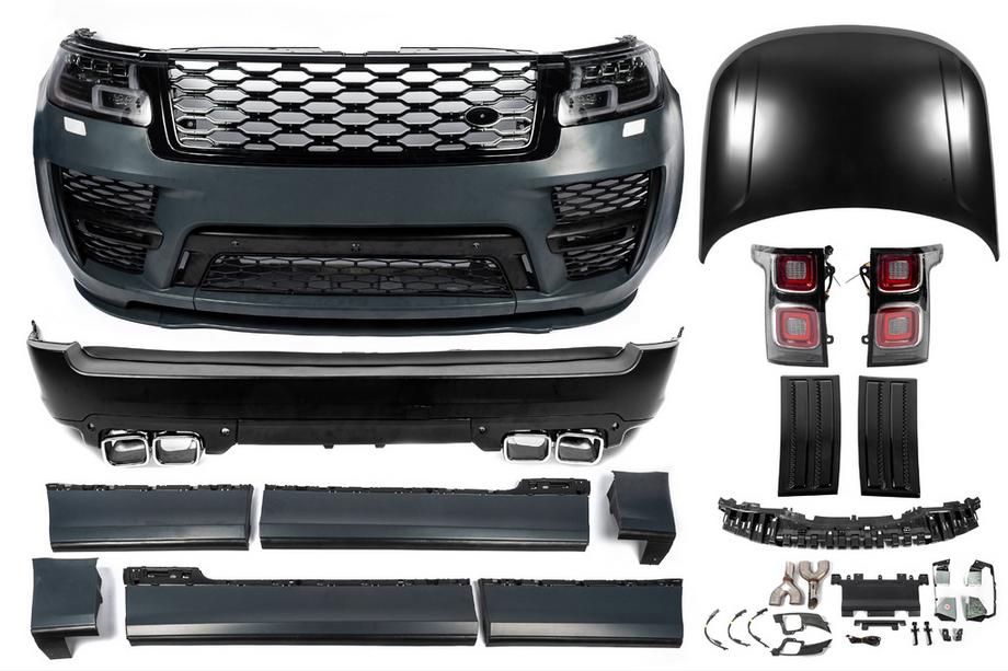Range Rover IV L405 2013–2021 SVO 2018+ facelift ombygningssæt (med forlygter) Image
