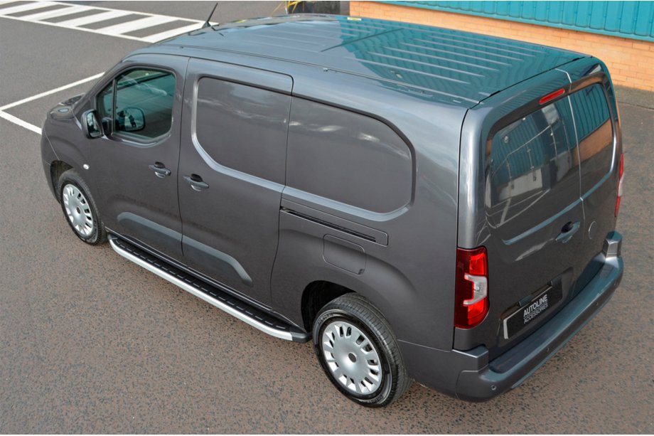 Toyota Proace City 2016– Sidetrin Fullmond (2 stk., aluminium) Kort akselafstand Foto 5