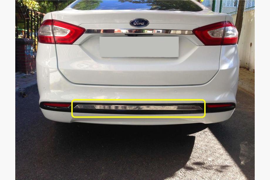 Ford Mondeo 2014–2022 Kofangerkantliste i rustfrit stål Image