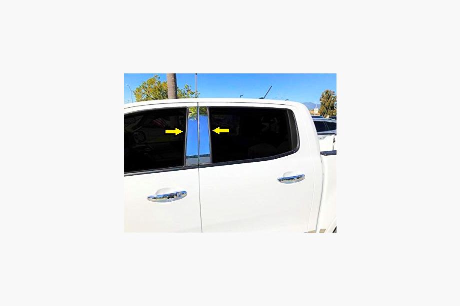 Ford Ranger 2011–2022 Dørstolpelister (rustfrit stål) Image