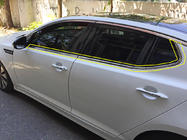 Kia Optima 2010–2016 Nedre vindueslister (6 stk., rustfrit stål) foto 1