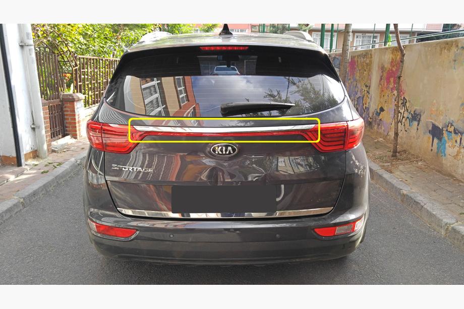 Kia Sportage 2015–2021 Kromliste over nummerplade (2019-2021, rustfrit stål) Image