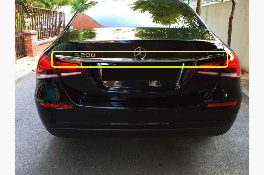 Mercedes A-klasse W177 2018– Liste over nummerpladen (rustfrit stål) Image