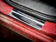 Nissan Qashqai 2007–2010 Dørtrinslister (Carmos V2, 4 stk., rustfrit stål) foto 3