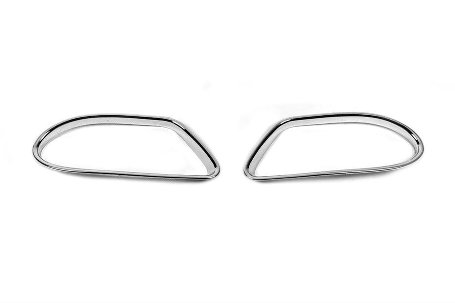 Mercedes ML W163 1997–2005 Krom lister til tågelygter (2 stk., plast) Image