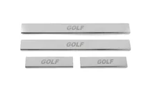 Volkswagen Golf 6 2008–2014 Dørtrinslister Carmos V2 (4 stk., rustfrit stål) foto 1
