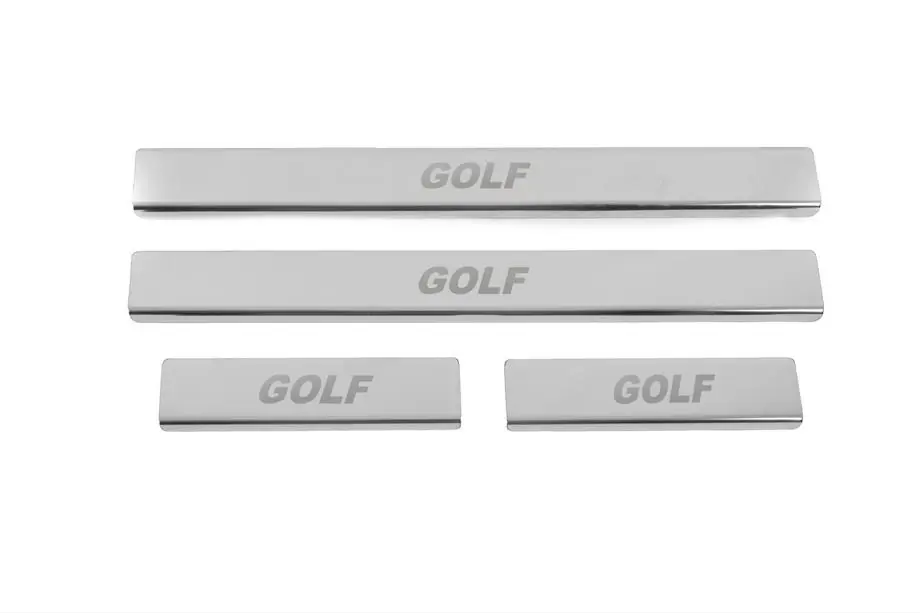 Volkswagen Golf 6 2008–2014 Dørtrinslister Carmos V2 (4 stk., rustfrit stål) Image