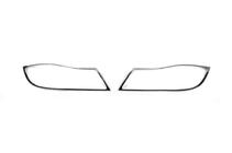 BMW 3-serie E90/E91 2005–2011 Krom forlygteafdækninger (2 stk., plast) foto 3