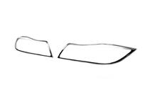 BMW 3-serie E90/E91 2005–2011 Krom forlygteafdækninger (2 stk., plast) foto 2