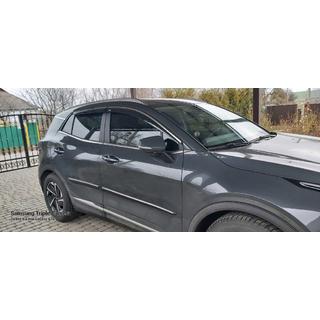 Vindafvisere med kromliste Niken (til SWB, 4 stk.) Kia Sportage 2021– foto 4