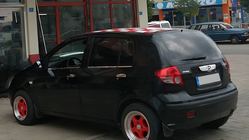 Hyundai Getz 2002– Udvendige vindueslister i rustfrit stål (6 stk.) OmsaLine - italiensk rustfrit stål foto 4