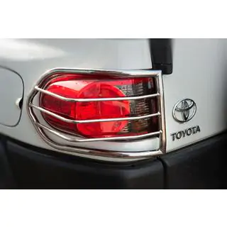 Baglygtebeskyttere i rustfrit stål (2 stk.) Toyota FJ Cruiser 2006–2022 foto 1