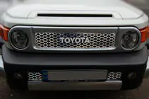 Toyota FJ Cruiser 2006–2022 Krom grill-lister (rustfrit stål) foto 1