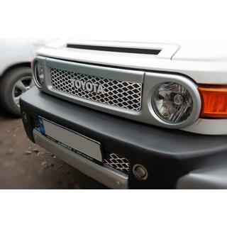 Krom grill-lister (rustfrit stål) Toyota FJ Cruiser 2006–2022 foto 3