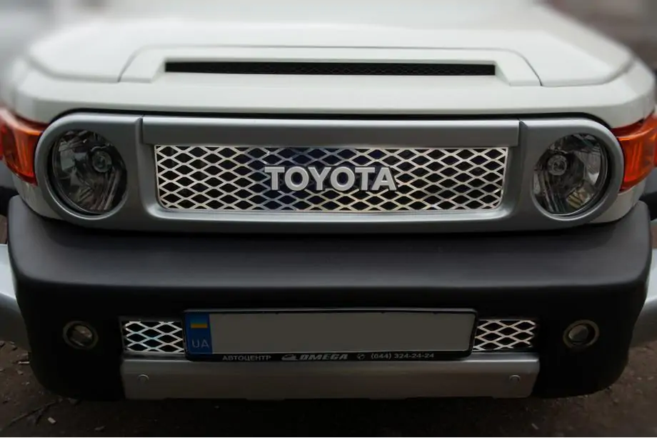 Toyota FJ Cruiser 2006–2022 Krom grill-lister (rustfrit stål) Image