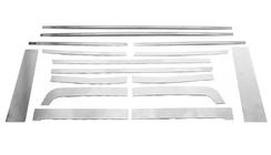 Toyota FJ Cruiser 2006–2022 Sæt vindueslister (rustfrit stål, 16 dele) foto 14