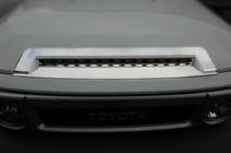 Toyota FJ Cruiser 2006–2022 Krom pynteliste til motorhjelm (rustfrit stål) foto 3