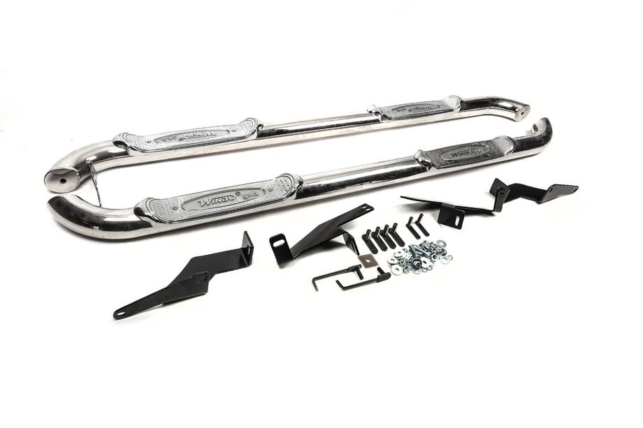 Hyundai Santa Fe 2 2006–2012 Siderør B130319 (2 stk., rustfrit stål) Image