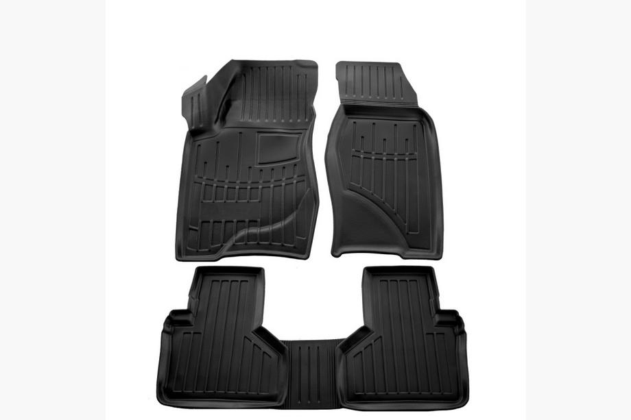 Chevrolet Niva 1998–2020 Stingray 3D gulvmåtter (4 stk., polyuretan) Image