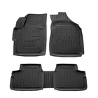 Daewoo Matiz 1998–2008 Stingray 3D gulvmåtter (4 stk., polyuretan) foto 1
