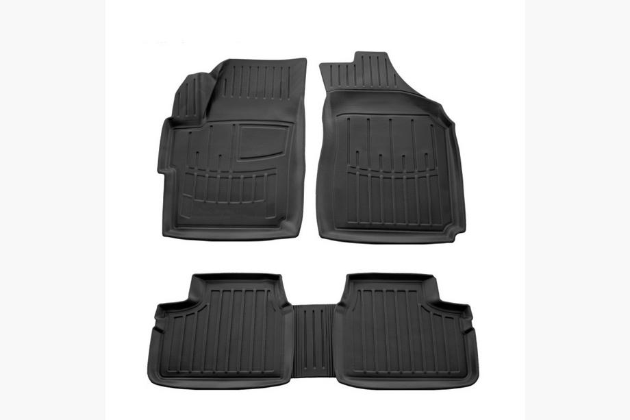 Daewoo Matiz 1998–2008 Stingray 3D gulvmåtter (4 stk., polyuretan) Image