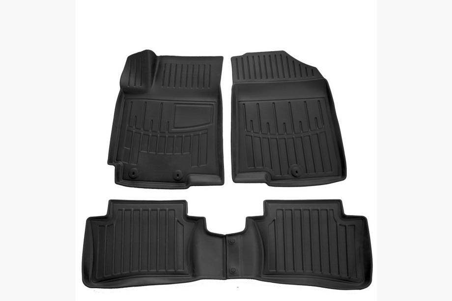 Hyundai Accent 2011–2017 Stingray 3D gulvmåtter (4 stk., polyuretan) Image