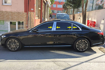Mercedes S-class W223 2020– Stolpedæksler (rustfrit stål) foto 1