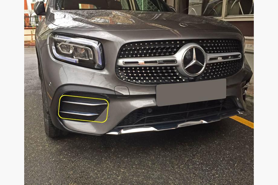 Mercedes GLB X247 2019– Sidelister til forreste kofanger i rustfrit stål Image