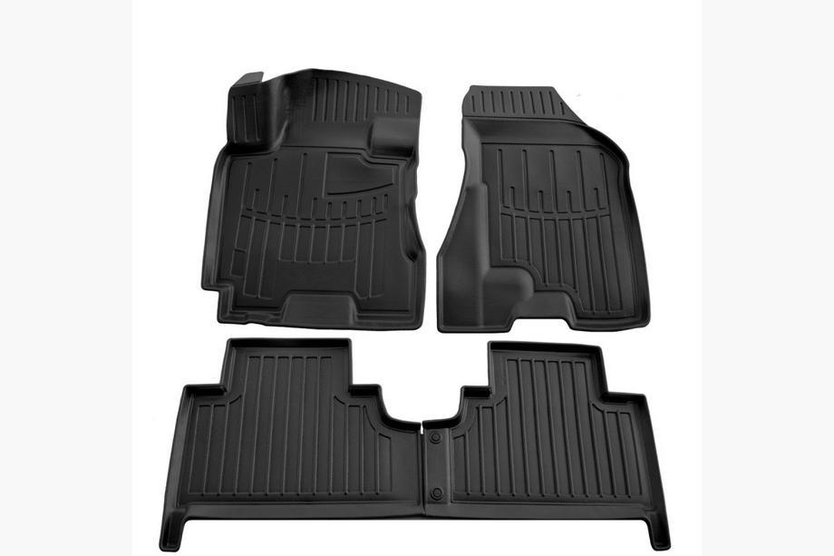 Hyundai Tucson JM 2004– Stingray 3D gulvmåtter (4 stk., polyuretan) Image