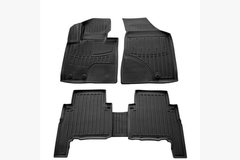 Kia Sorento II XM 2009–2014 Stingray 3D bilmåtter 2009-2012 (sæt 5 stk., polyuretan) Image