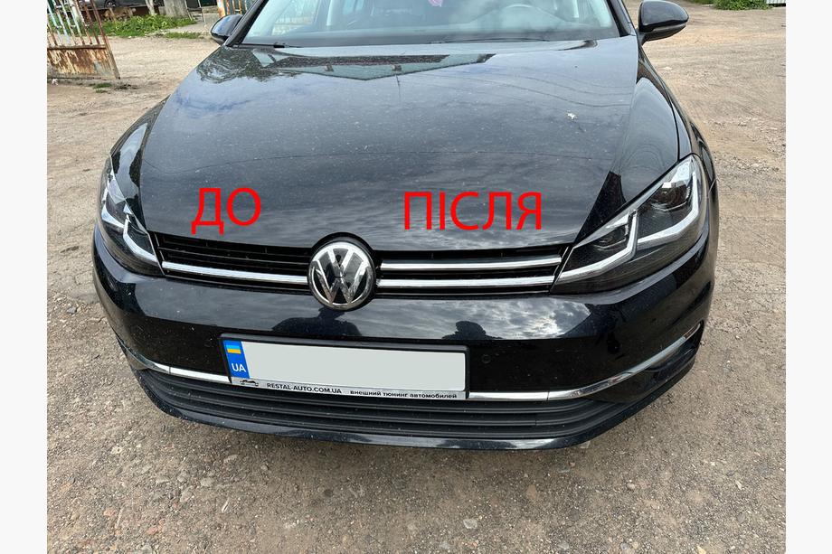 Volkswagen Golf 7/E-Golf 2012–2020 Grillister 2017-2020 (rustfrit stål) Image