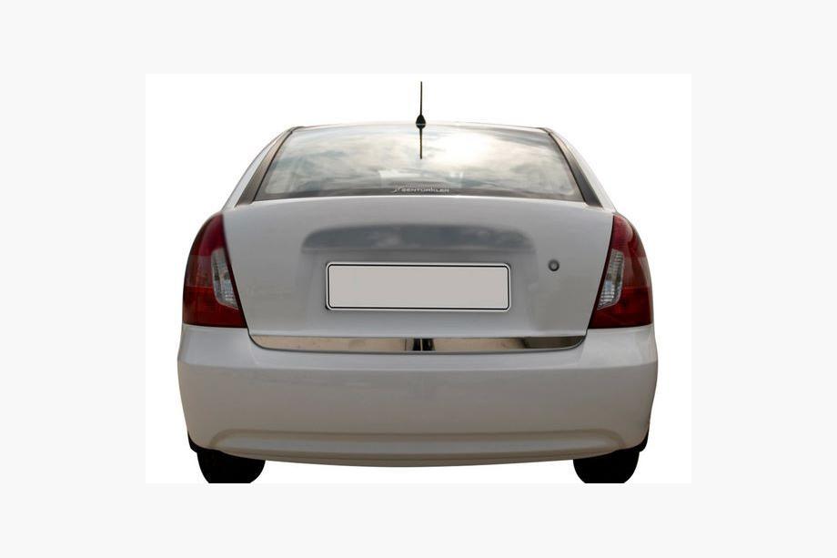 Hyundai Accent 2006–2010 Bagagerumskantliste (rustfrit stål) Image