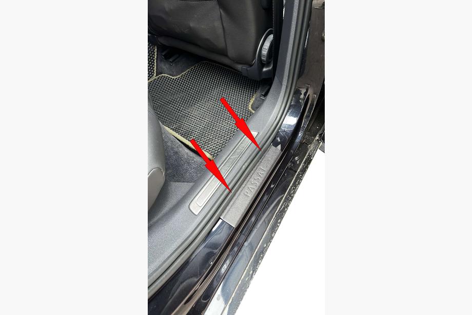 Volkswagen Passat CC 2008–2017 DDU indstigningslister (sæt med 4 stk., plast) Foto 4