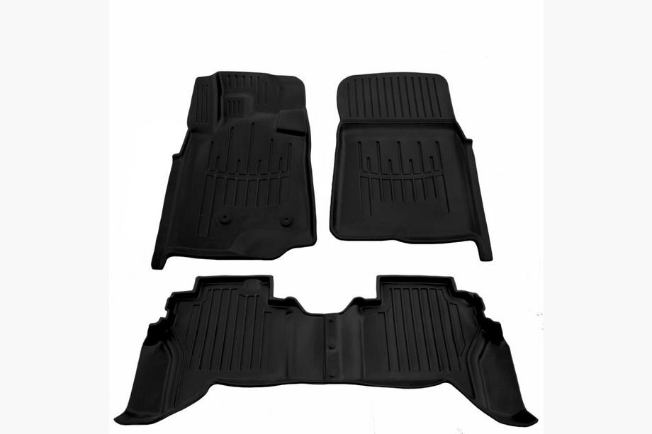Mitsubishi Pajero Wagon IV 2006–2021 Stingray 3D gulvmåtter (4 stk., polyuretan) Image