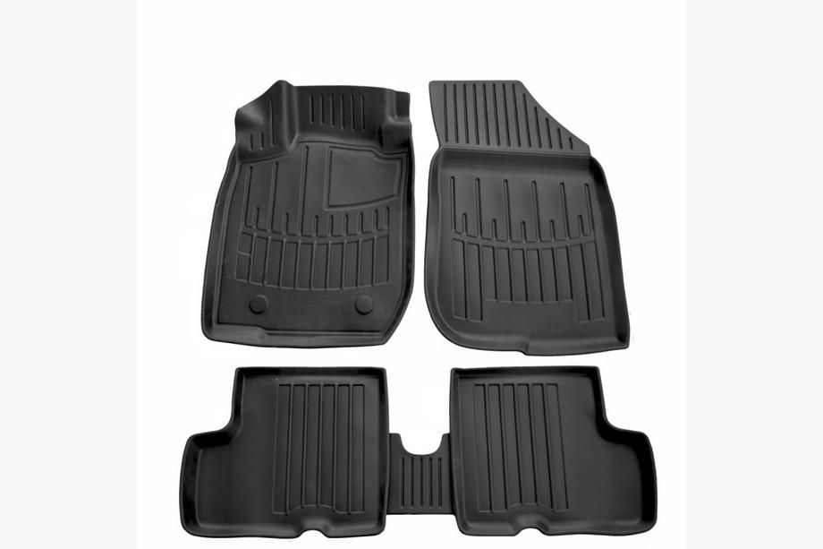 Dacia Duster 2008–2018 Stingray 3D bilmåtter (2WD) (sæt 5 stk., polyurethan) Image