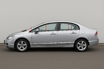 Honda Civic Sedan VIII 2006–2011 Nedre vindueslister (6 stk., rustfrit stål) Carmos - Tyrkisk stål foto 1