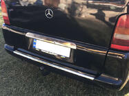 Mercedes Vito W638 1996–2003 Rustfri liste over nummerpladen foto 2