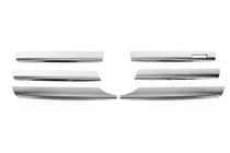 Mercedes Sprinter W901/902/903/904/905 1995–2006 Brede kromlister til grill (2002-2006, 6 dele, rustfrit stål) foto 3