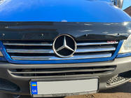 Mercedes Sprinter W901/902/903/904/905 1995–2006 Brede kromlister til grill (2002-2006, 6 dele, rustfrit stål) foto 2